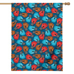 Boxing Gloves Pattern Print House Flag