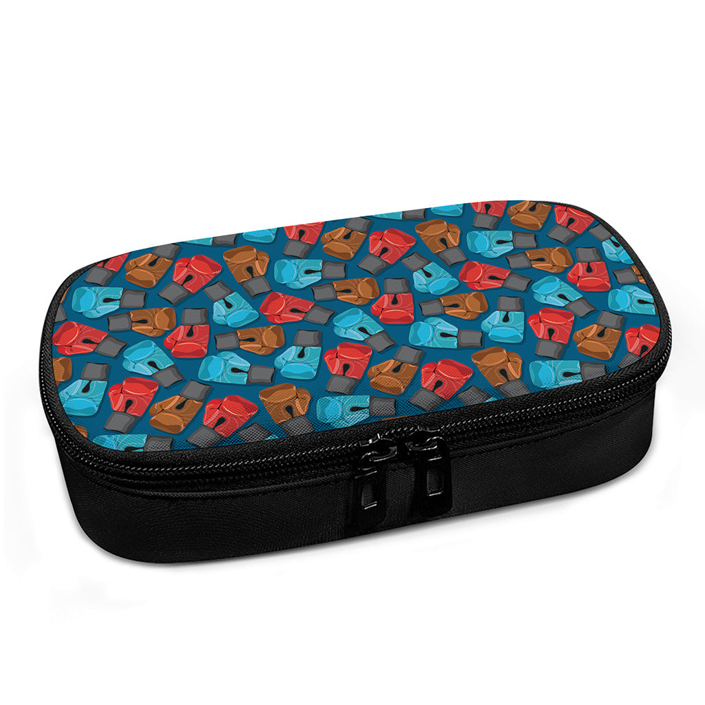 Boxing Gloves Pattern Print Insulin Cooler Travel Case