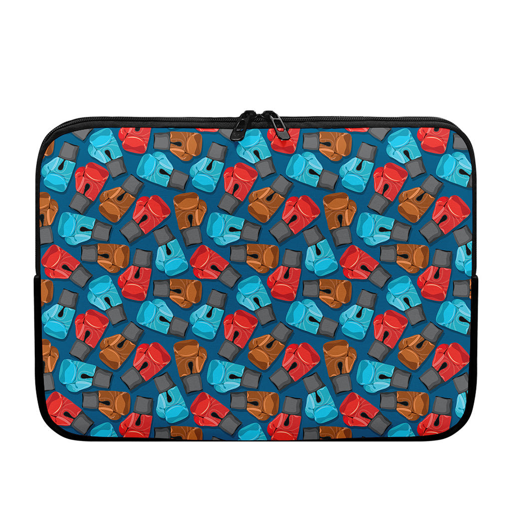 Boxing Gloves Pattern Print Laptop Sleeve