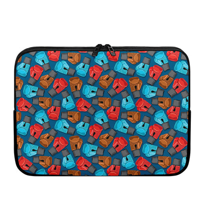Boxing Gloves Pattern Print Laptop Sleeve