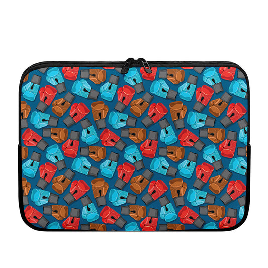 Boxing Gloves Pattern Print Laptop Sleeve