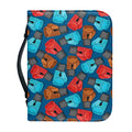 Boxing Gloves Pattern Print Leather Bible Cover