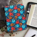 Boxing Gloves Pattern Print Leather Bible Cover