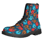 Boxing Gloves Pattern Print Backpack