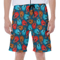 Boxing Gloves Pattern Print Men's Beach Shorts