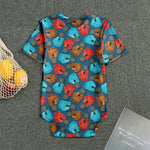 Boxing Gloves Pattern Print Men's Bodysuit