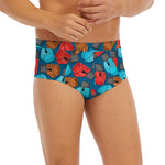 Boxing Gloves Pattern Print Men's Briefs