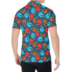 Boxing Gloves Pattern Print Men's Shirt