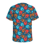 Boxing Gloves Pattern Print Men's Sports T-Shirt