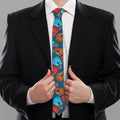 Boxing Gloves Pattern Print Necktie