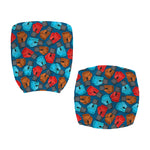 Boxing Gloves Pattern Print Office Chair Cover