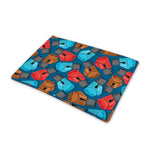 Boxing Gloves Pattern Print Pet Cooling Mat Cover