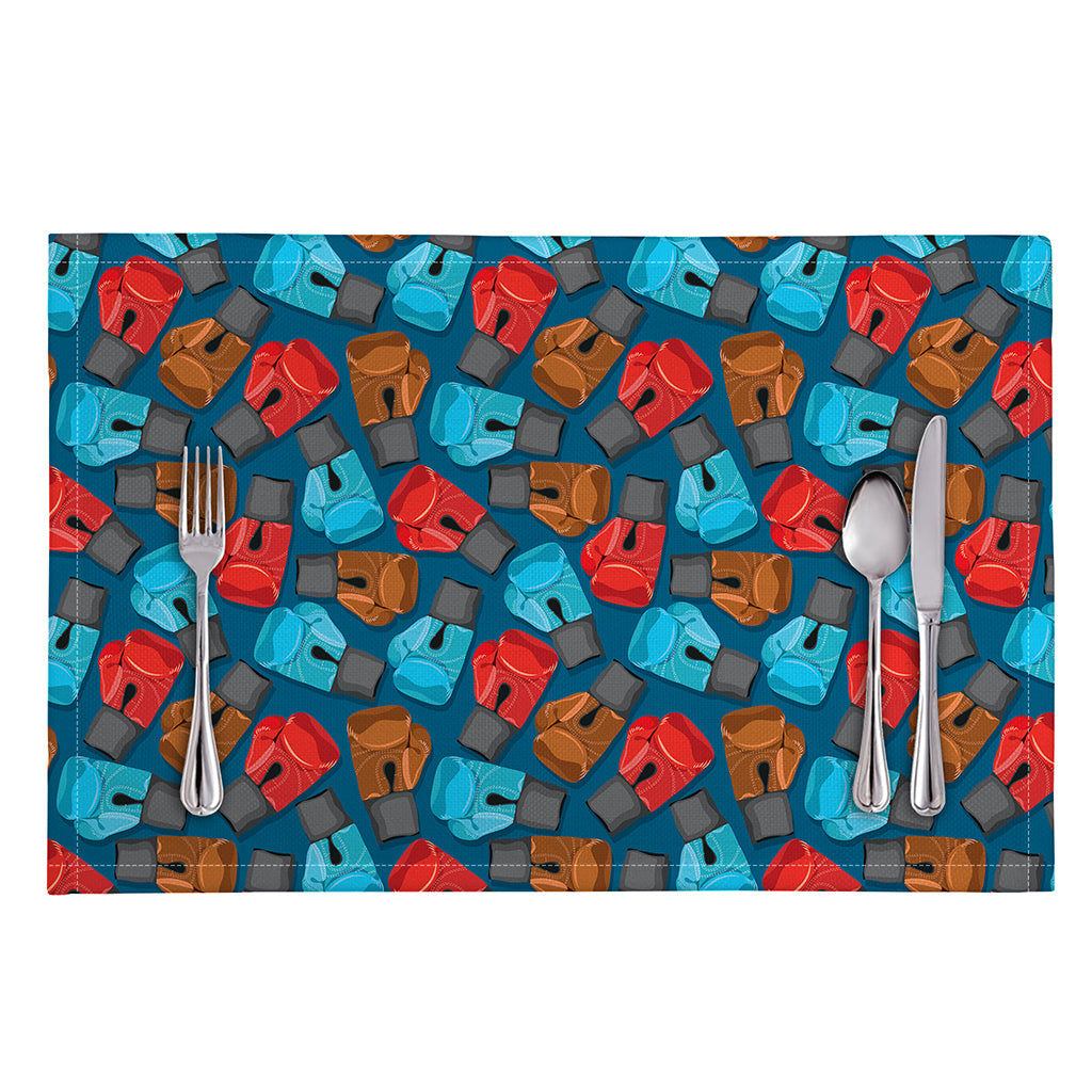Boxing Gloves Pattern Print Placemat