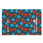 Boxing Gloves Pattern Print Placemat