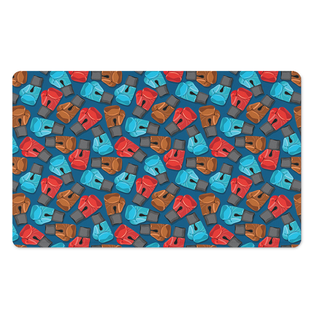 Boxing Gloves Pattern Print Polyester Doormat