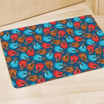 Boxing Gloves Pattern Print Polyester Doormat