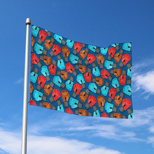 Boxing Gloves Pattern Print Polyester Flag