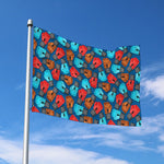 Boxing Gloves Pattern Print Polyester Flag