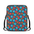 Boxing Gloves Pattern Print Rectangular Crossbody Bag