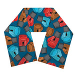 Boxing Gloves Pattern Print Scarf