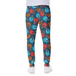 Boxing Gloves Pattern Print Scuba Joggers