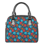 Boxing Gloves Pattern Print Shoulder Handbag