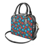 Boxing Gloves Pattern Print Shoulder Handbag
