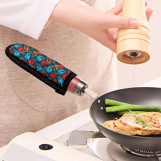 Boxing Gloves Pattern Print Skillet Handle Cover