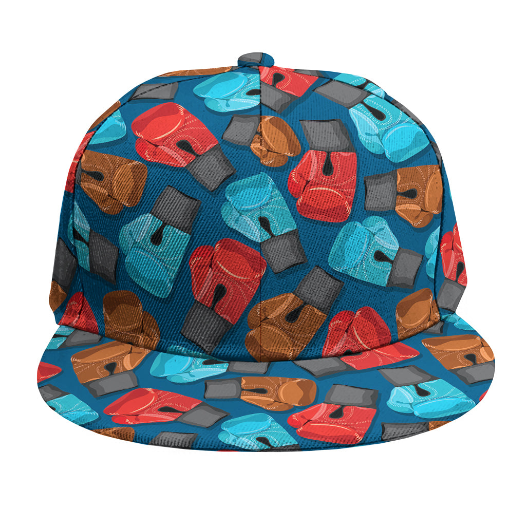 Boxing Gloves Pattern Print Snapback Cap