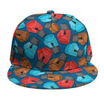 Boxing Gloves Pattern Print Snapback Cap