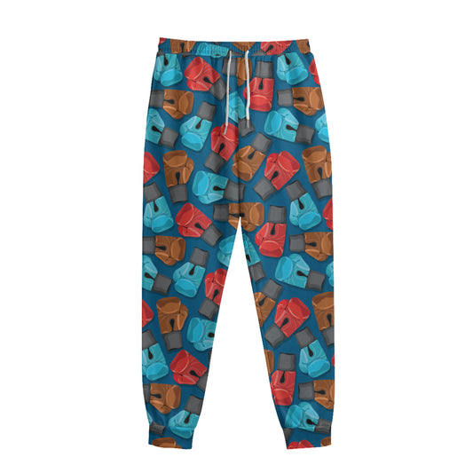 Boxing Gloves Pattern Print Sweatpants