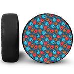 Boxing Gloves Pattern Print Tire Cover