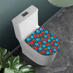 Boxing Gloves Pattern Print Toilet Lid Cover
