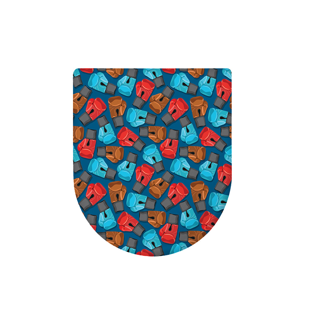 Boxing Gloves Pattern Print Toilet Lid Cover