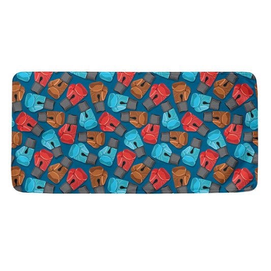 Boxing Gloves Pattern Print Towel