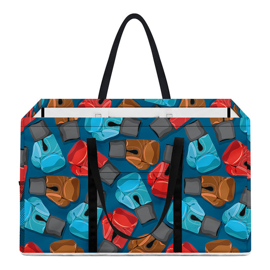 Boxing Gloves Pattern Print Utility Tote Bag