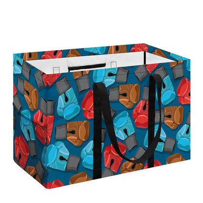 Boxing Gloves Pattern Print Utility Tote Bag