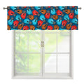 Boxing Gloves Pattern Print Window Valance