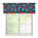 Boxing Gloves Pattern Print Window Valance