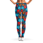 Boxing Gloves Pattern Print Women's Leggings