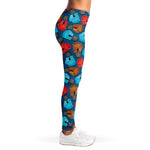 Boxing Gloves Pattern Print Women's Leggings