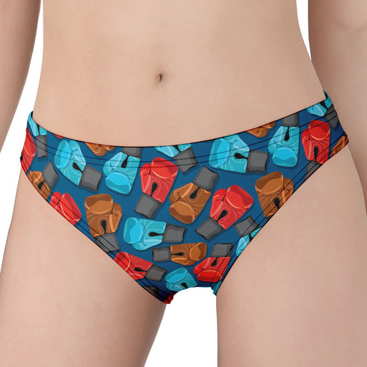Boxing Gloves Pattern Print Women's Panties