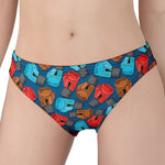 Boxing Gloves Pattern Print Women's Panties