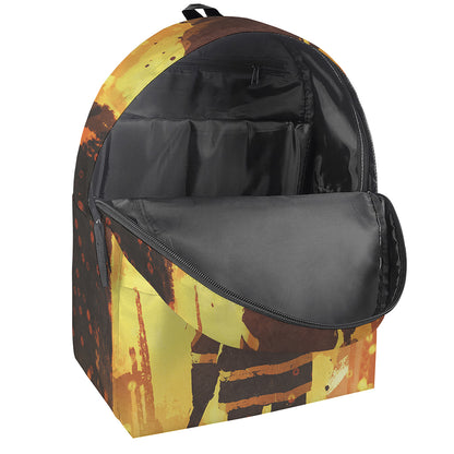 Brave Firefighter Painting Print Backpack