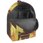 Brave Firefighter Painting Print Backpack