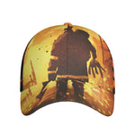 Brave Firefighter Painting Print Baseball Cap