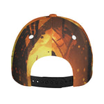 Brave Firefighter Painting Print Baseball Cap