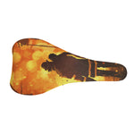 Brave Firefighter Painting Print Bicycle Seat Cover