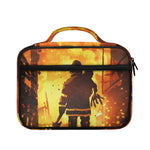Brave Firefighter Painting Print Briefcase Bible Bag