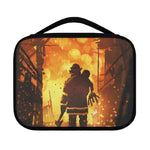 Brave Firefighter Painting Print Classic Bible Case